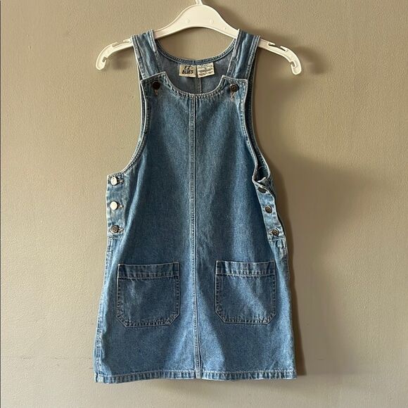 Classic Blue Denim Kids Overalls - Picture 1 of 4